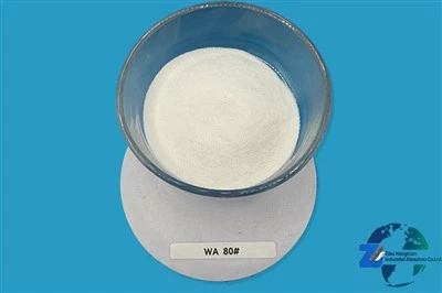 Alumina leburan putih